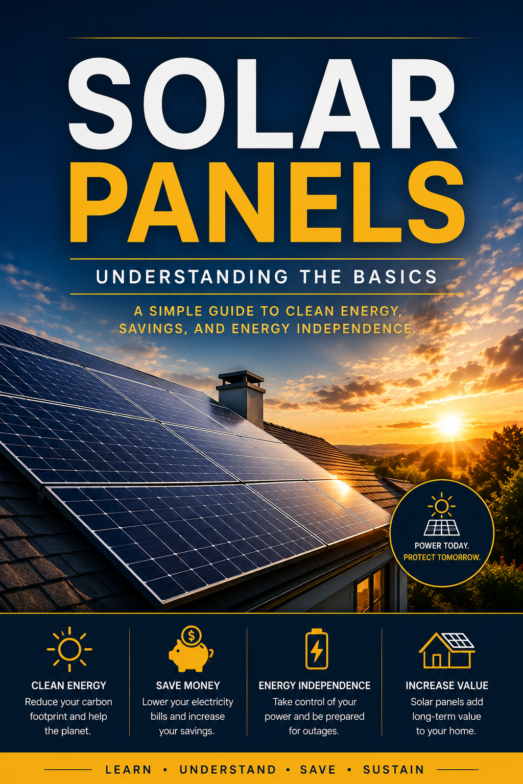 Solar Panels: Understanding the Basics — Complete Homeowner's Guide (Digital Download)