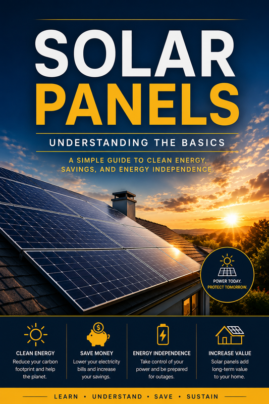 Solar Panels: Understanding the Basics — Complete Homeowner's Guide (Digital Download)